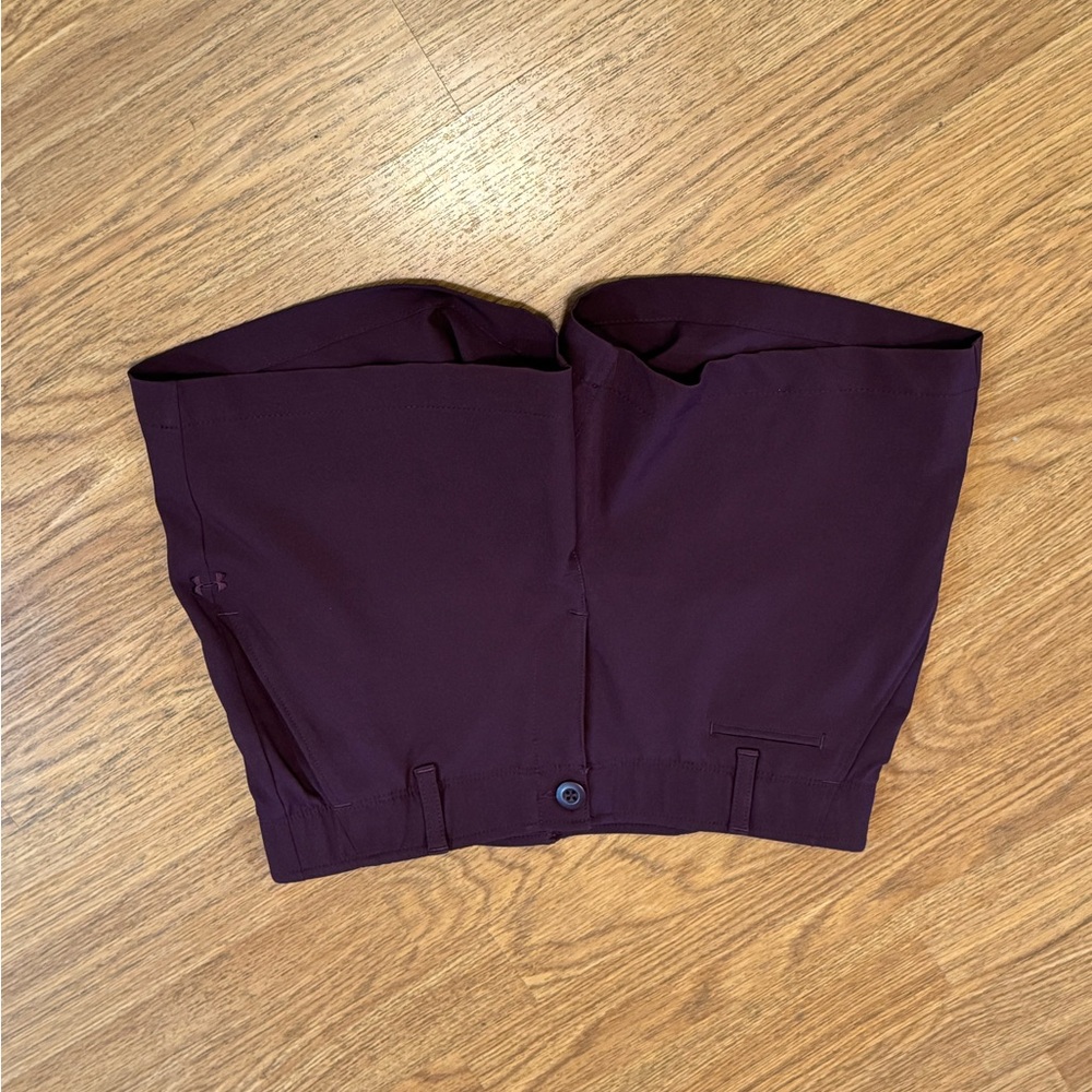 Under Armour Burgundy Shorts - Picture 2 of 4